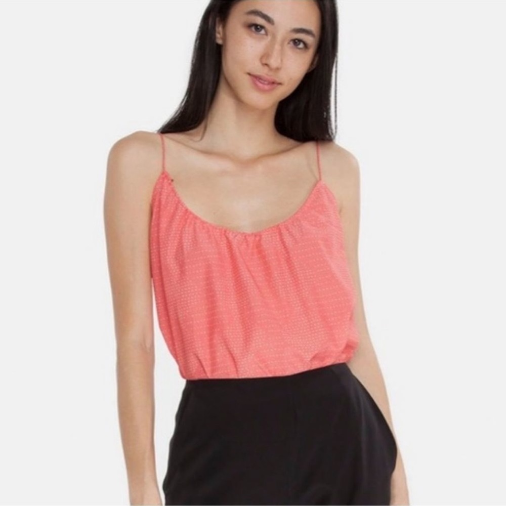 Tucker The Camisole Clay Mosaic in Silk Cotton Dot Print Polka Dot Motif